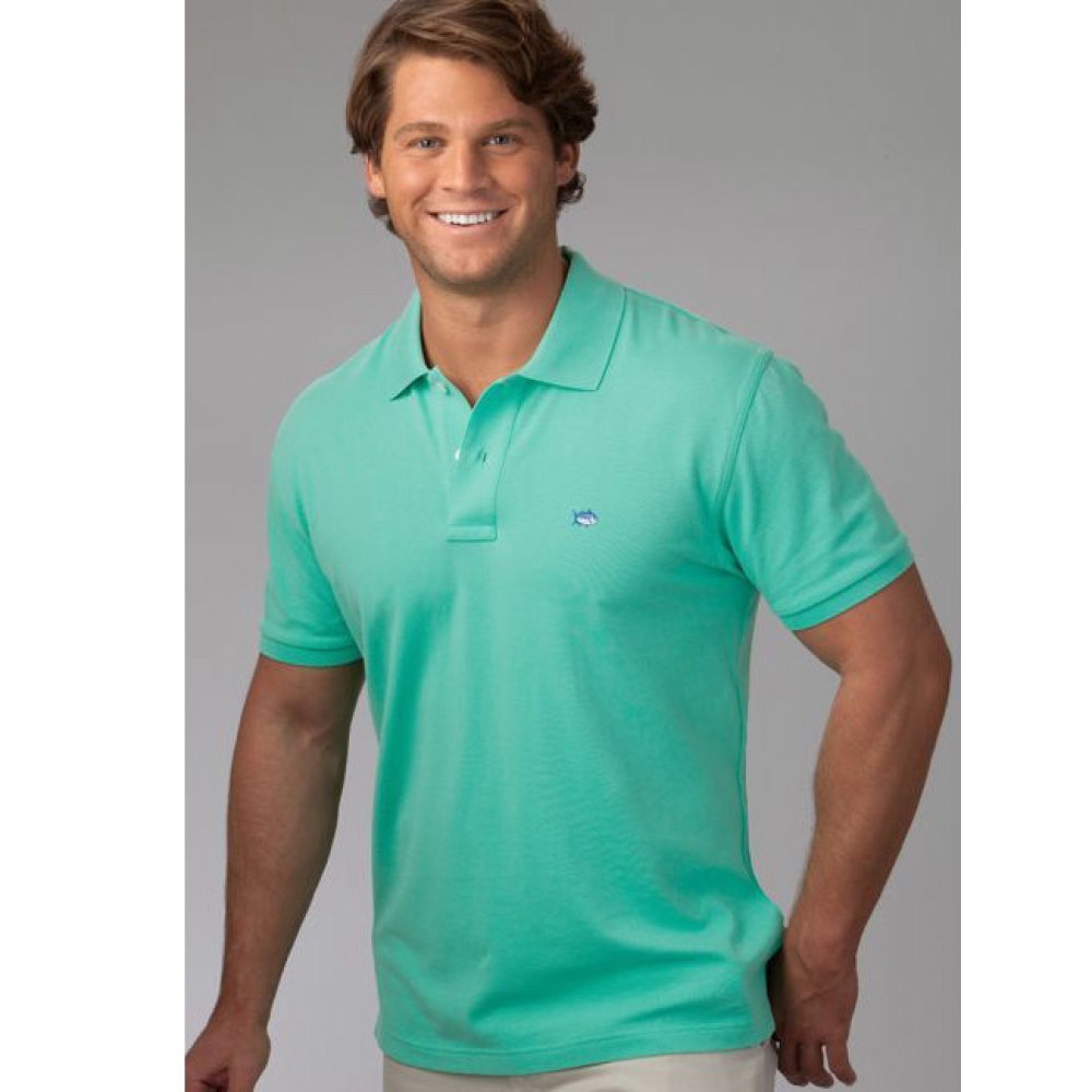 EUC ✨ Large Bright Green Southern Tide Skipjack Polo 🐟